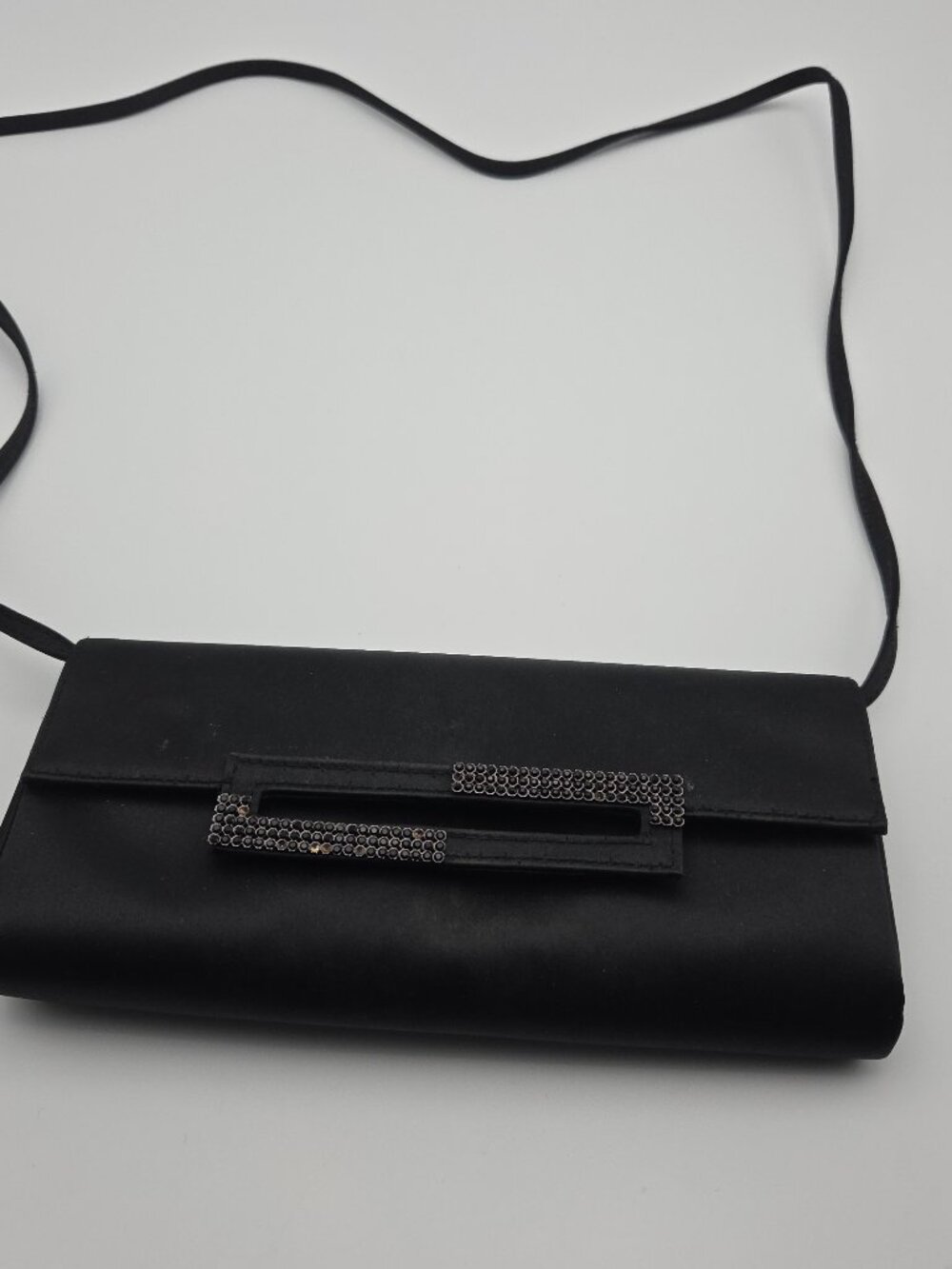 Enzo Angiolini Black Evening Bag Clutch